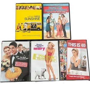DVD’s Comedy Bundle of Five Movies New American Wedding Little Miss Sunshine Th…